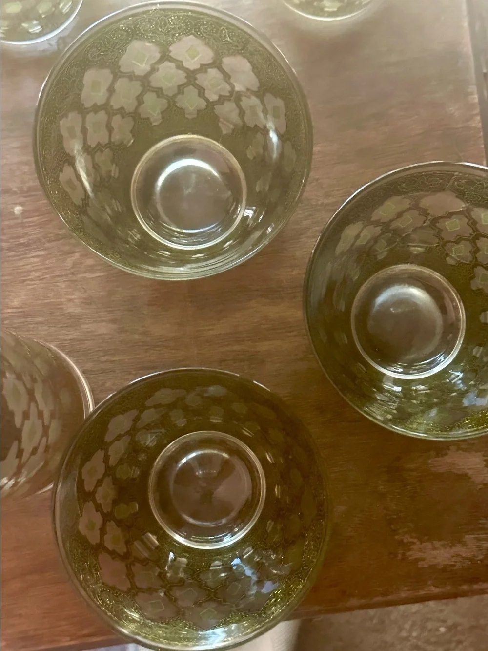 Vintage Culver Valencia 22K Gold Barware Set with Pitcher